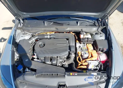 2021 Hyundai Sonata Blue z USA, uszkodzony, nr VIN KMHL24JJ2MA033387